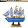 Miniature Marine Nautical Sailboat