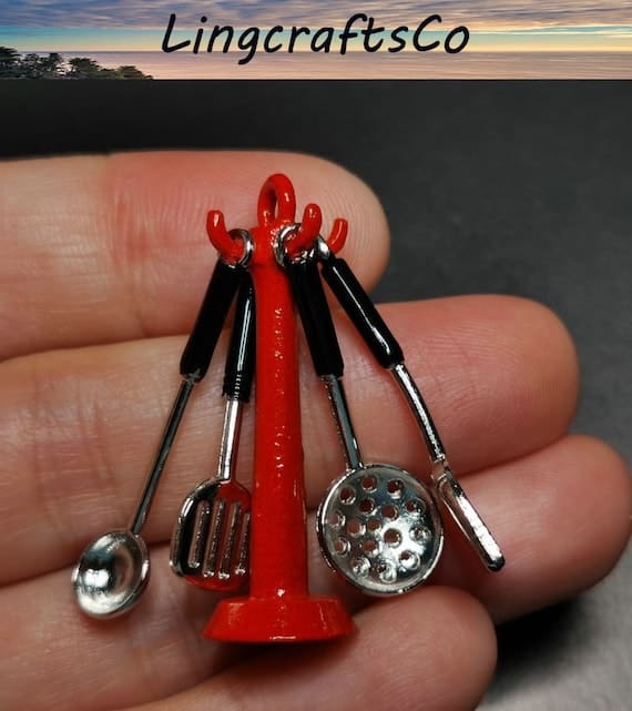 Miniature Kitchen Utensils Set