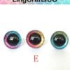 20PCS Rainbow Colours Safety Eyes