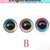 20PCS Rainbow Colours Safety Eyes