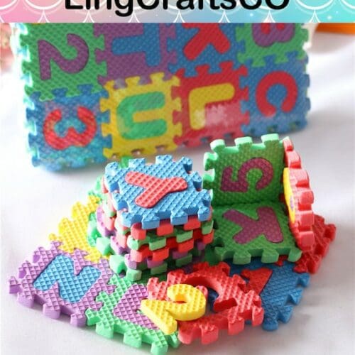 Miniature Foam Letter Play Mat