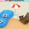 Miniature Swimming Pool Set