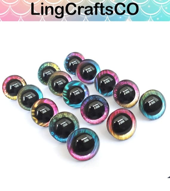 20PCS Rainbow Colours Safety Eyes