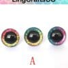 20PCS Rainbow Colours Safety Eyes