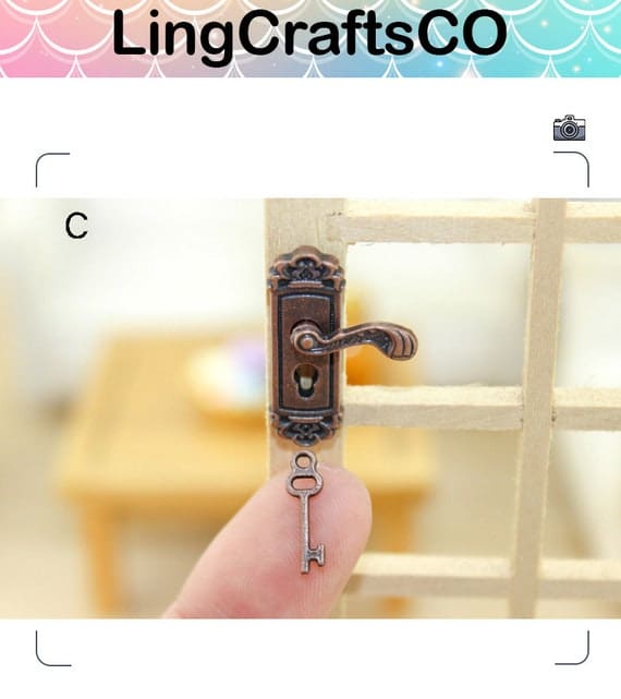 Miniature Door Lock And Key