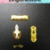 Miniature Gold Door Knobs