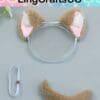 Doll Cat Ears and Tails Set