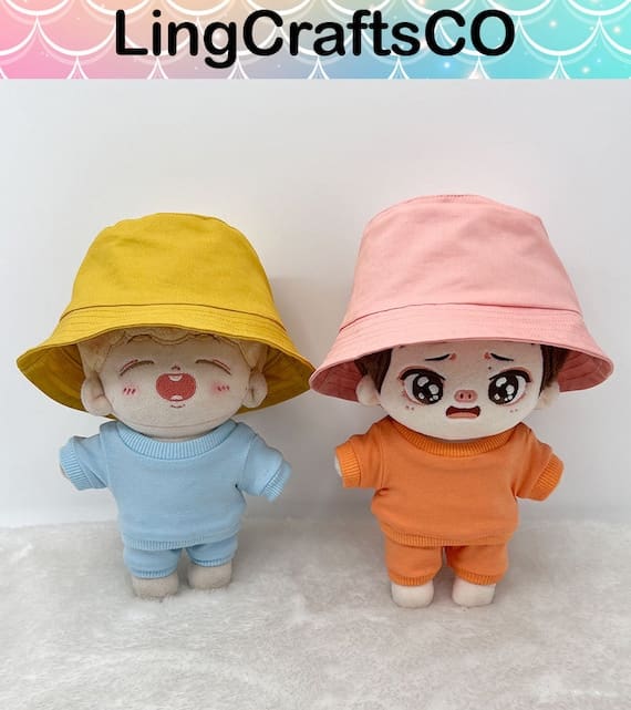 20cm Cotton Doll Fisherman Hat