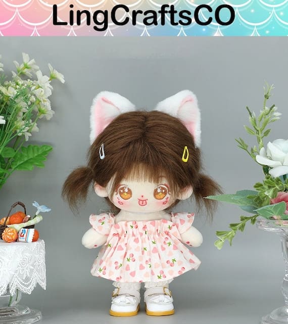 Doll Cat Ears and Tails Set