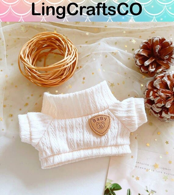 20cm Cotton Doll Turtleneck