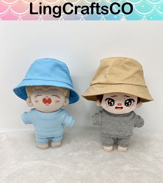 20cm Cotton Doll Fisherman Hat