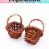 Miniature Bamboo Baskets