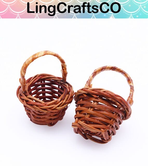 Miniature Bamboo Baskets