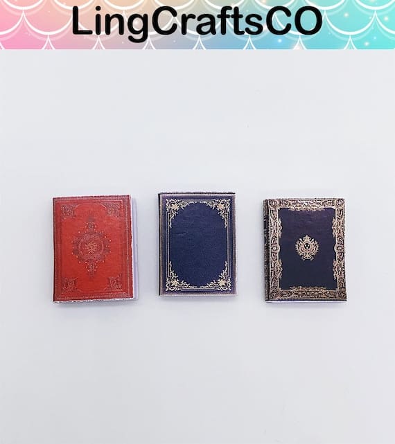 3PCS Miniature English Book