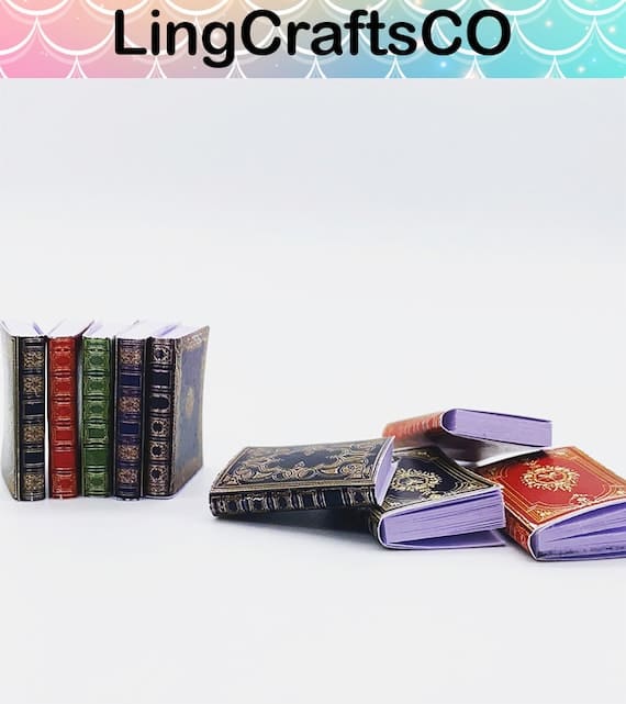 3PCS Miniature English Book