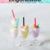 4pcs Miniature Ice Cream Cups