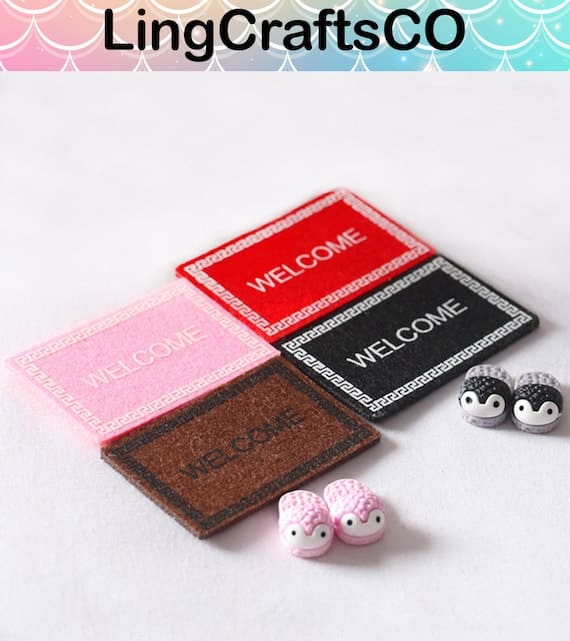 Miniature Welcome Floor Rug