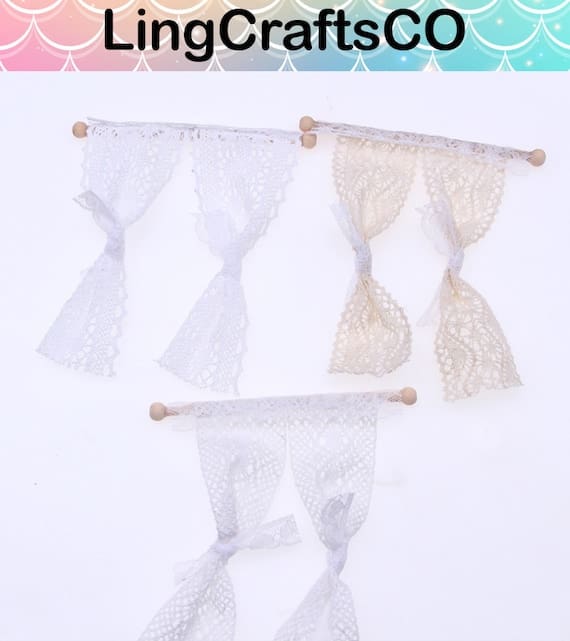 Miniature Lace Curtains