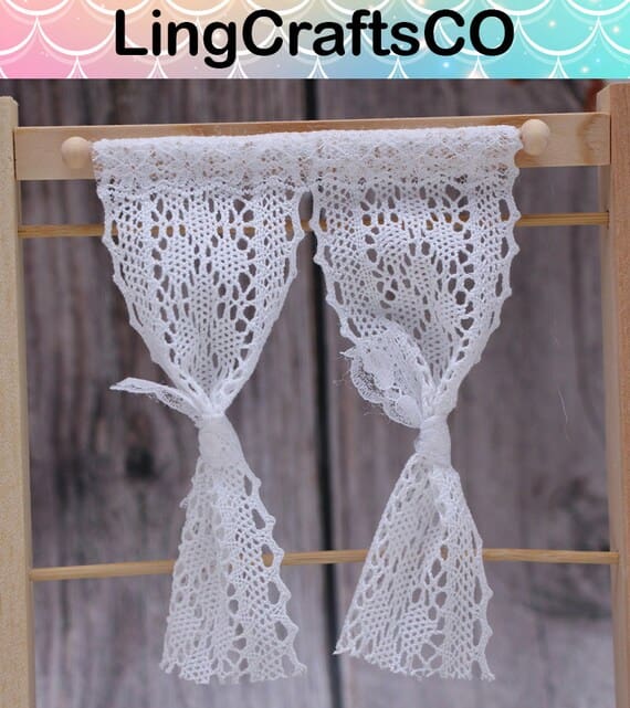 Miniature Lace Curtains