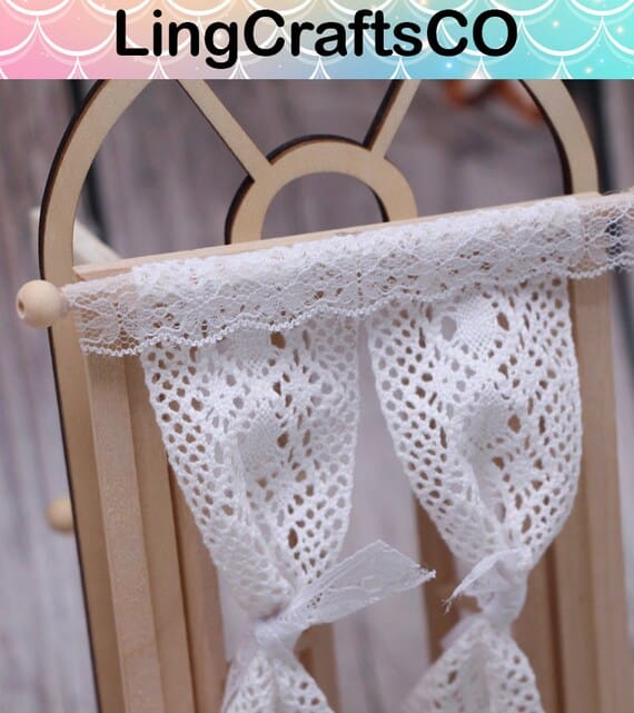 Miniature Lace Curtains