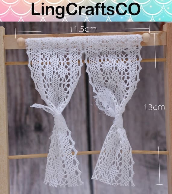 Miniature Lace Curtains