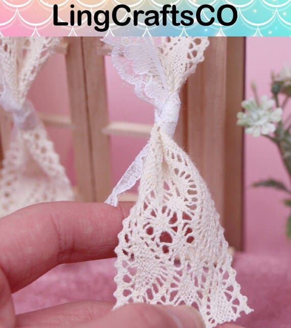 Miniature Lace Curtains