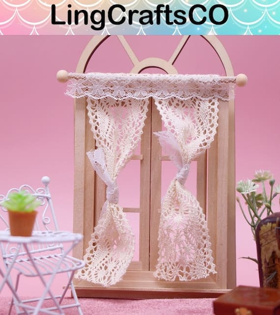 Miniature Lace Curtains