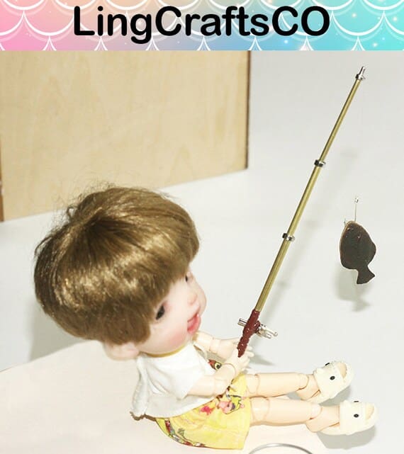 Dollhouse Fishing Rod Pole