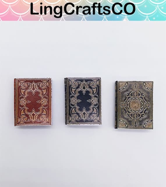 3PCS Miniature English Book