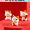 Miniature Lucky Cat Figurines