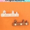 Miniature Wooden Wall Hooks