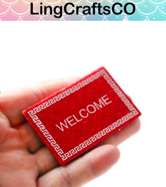 Miniature Welcome Floor Rug