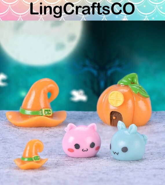 Miniature Resin Halloween Figurines