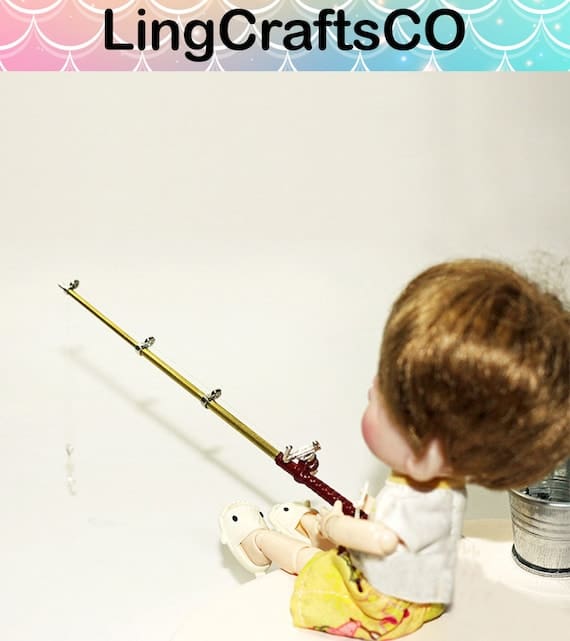 Dollhouse Fishing Rod Pole