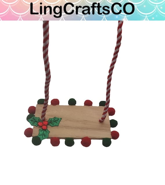 Miniature Elf Doll Swing