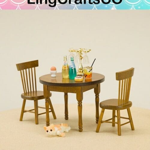 Dollhouse Table and Chairs Suit