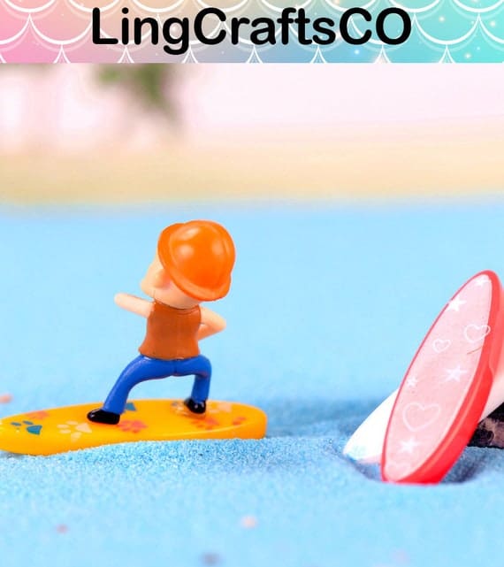 3PCS Miniature Beach Surfboard