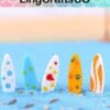 3PCS Miniature Beach Surfboard