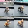 Miniature Corgi Figurines