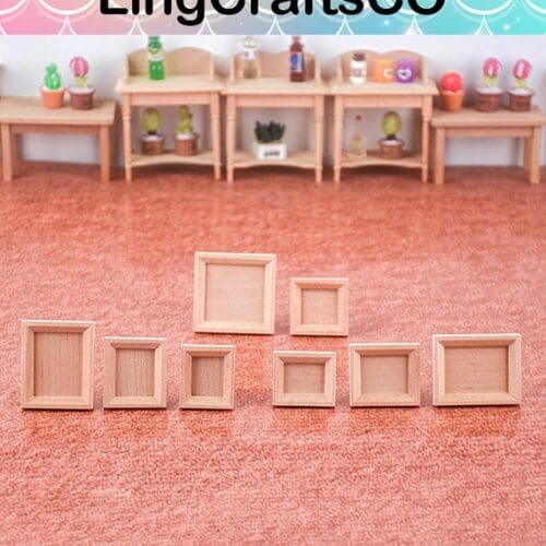 Miniature Wood Photo Frame