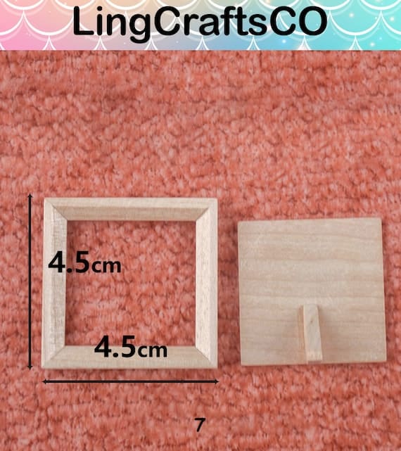 Miniature Wood Photo Frame