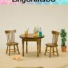 Dollhouse Table and Chairs Suit