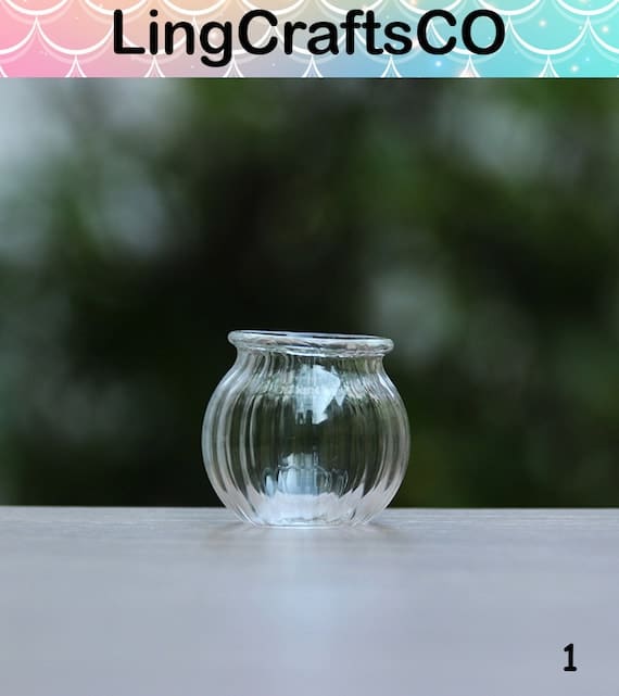 Miniature Glass Jar With Lid