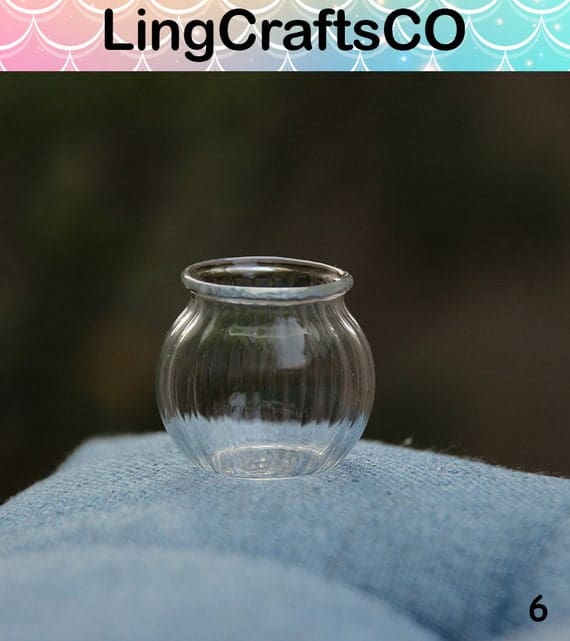 Miniature Glass Jar With Lid