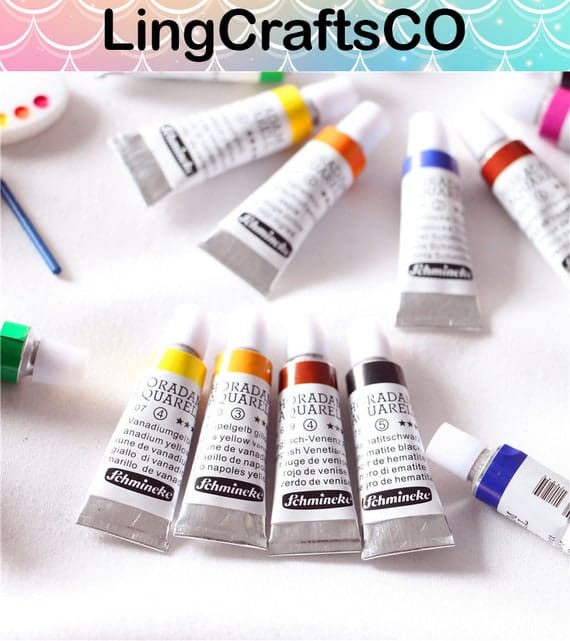 Miniature Pigment Tubes