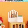 Miniature House Shape Storage Shelf