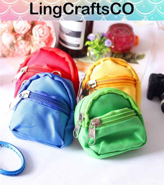 Miniature Zipper Backpack