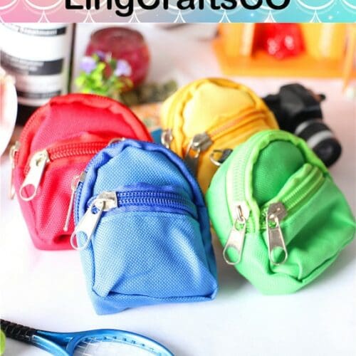 Miniature Zipper Backpack