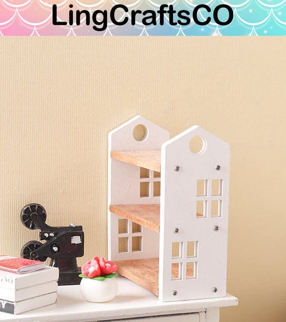 Miniature House Shape Storage Rack