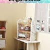 Miniature House Shape Storage Rack